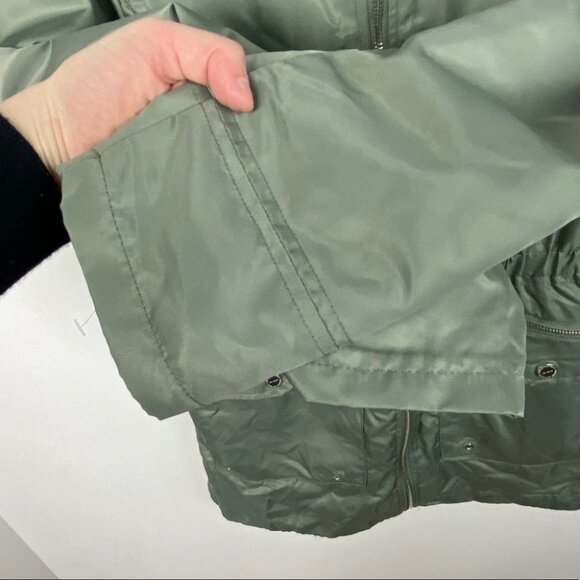 NEW Nordstrom Urban Republic Anorak Jacket Green Girls Size Large 14 / 16 Coat - Picture 3 of 12